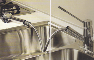 Waschbecken, Küchenarmaturen