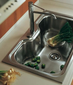 Waschbecken, Küchenarmaturen