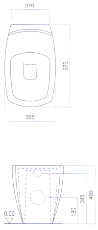 Agape 750 Toilette
