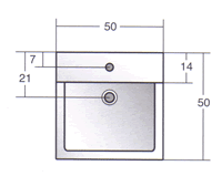 Axa Lavabo Quadro Waschbecken