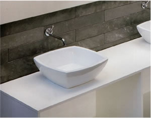 Art Ceram Fuori Quadro Waschbecken