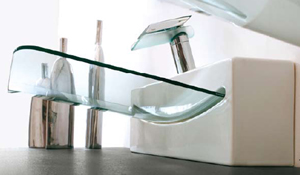 Art Ceram Crystal Wall Waschbecken