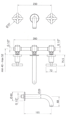 Armaturen, Duschbrausen, Waschbecken