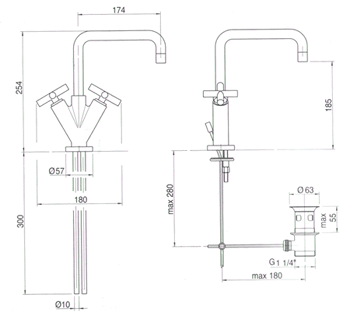 Armaturen, Duschbrausen, Waschbecken