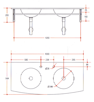Waschbecken