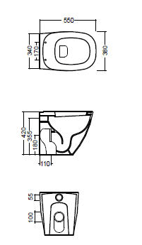 Hidra Dial Toilette