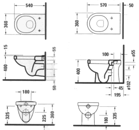 Duravit Happy D Toilette