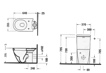 Duravit Starck 2 Toilette