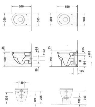 Duravit Starck 3 Toilette