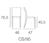 Calligaris Exe Stühle