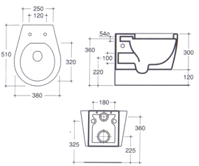 Galassia XES Toilette