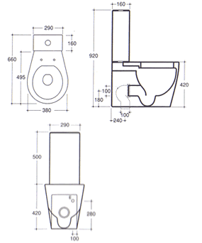 Galassia XES Toilette