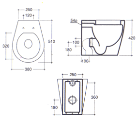 Galassia XES Toilette