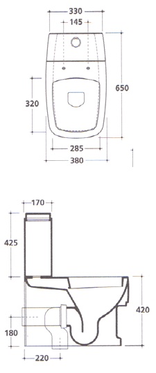 Galassia SA02 Classic Toilette
