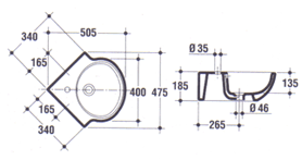 Ideal Standard Small+ Waschbecken