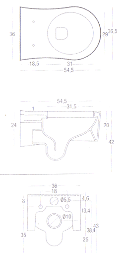NIC Design Pixel Toilette