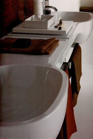 Pozzi Ginori Serie 500 Waschbecken