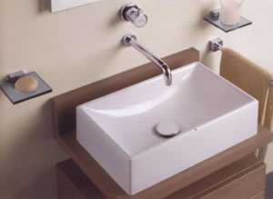 Pozzi Ginori Rettangolo Waschbecken
