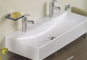 Pozzi Ginori Rettangolo Waschbecken
