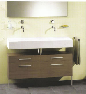 Pozzi Ginori Rettangolo Waschbecken