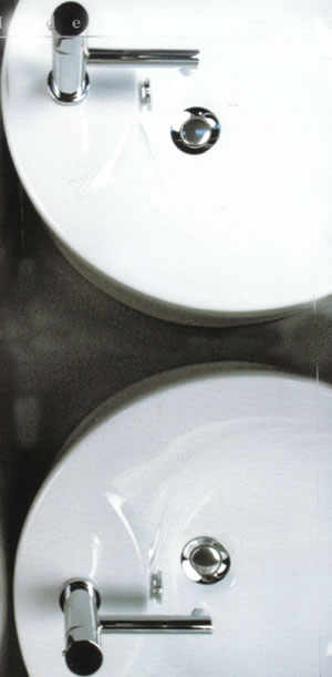 Art Ceram Fuori Ring Waschbecken
