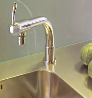 Waschbecken, Küchenarmaturen