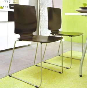 Waschbecken, Design speisende Stühle