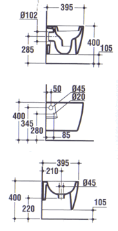 Ideal Standard Small+ Toilette