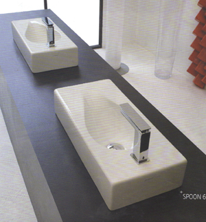 Art Ceram Spoon Waschbecken