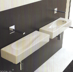 Art Ceram Spoon Waschbecken
