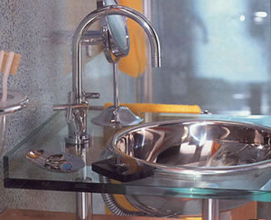 Edelstahl-Wannen, Stahlwannen, Accessoires, Waschbecken