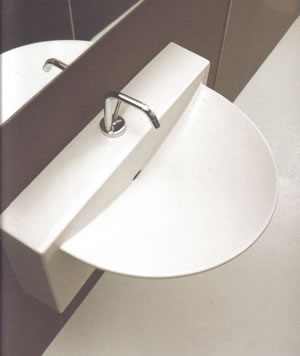 Vitruvit Wall Waschbecken